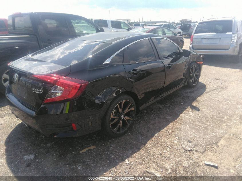 2021 HONDA CIVIC SEDAN SPORT VIN: 2HGFC2F83MH540701