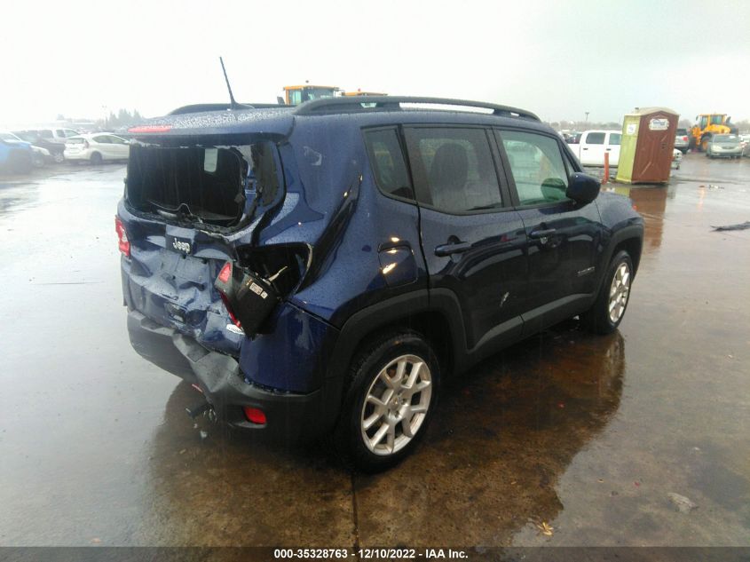 2021 JEEP RENEGADE LATITUDE VIN: ZACNJCBB1MPN23933