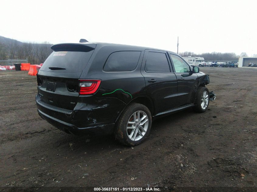 2022 DODGE DURANGO GT VIN: 1C4RDJDG7NC105794