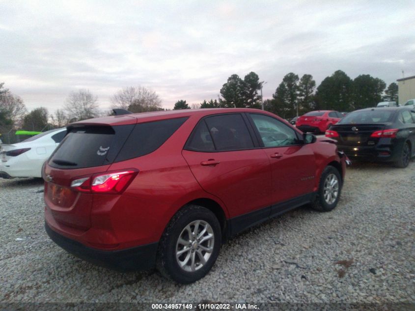 2020 CHEVROLET EQUINOX LS VIN: 2GNAXHEV7L6262250