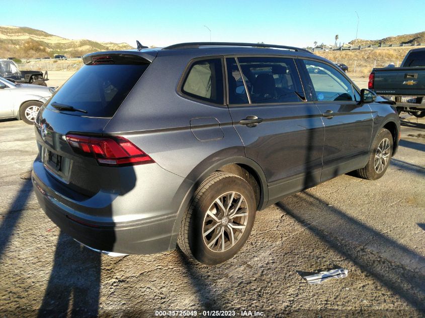2021 VOLKSWAGEN TIGUAN S VIN: 3VV1B7AX3MM148716