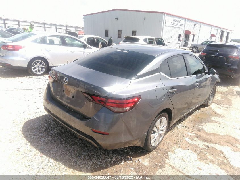 2022 NISSAN SENTRA S VIN: 3N1AB8BV2NY226949