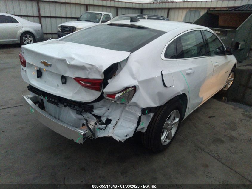 2022 CHEVROLET MALIBU LS VIN: 1G1ZB5ST2NF208755
