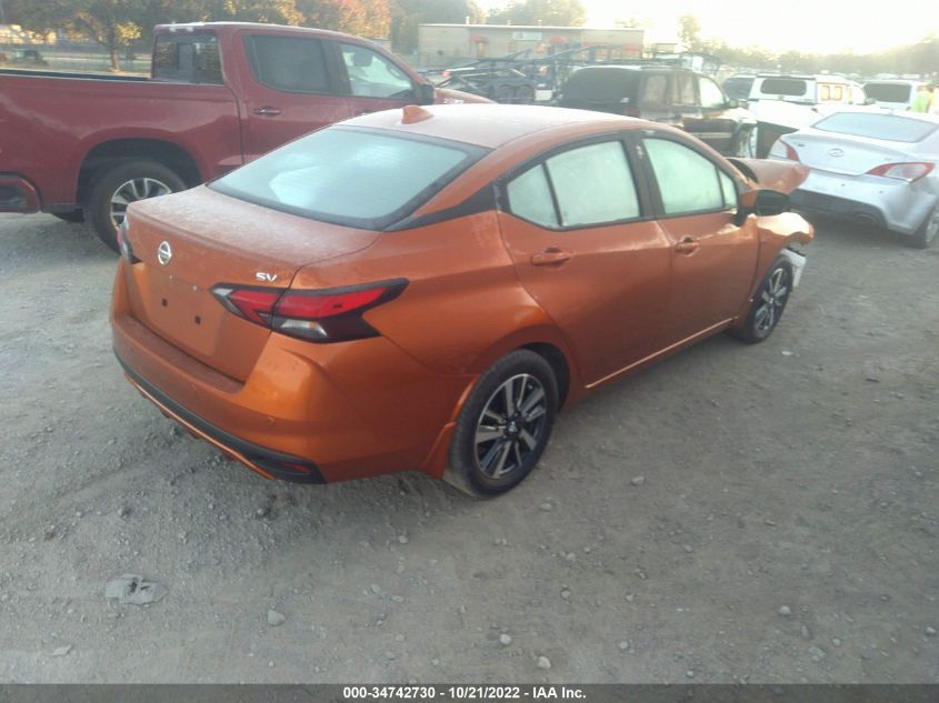 2021 NISSAN VERSA SV VIN: 3N1CN8EV4ML895635