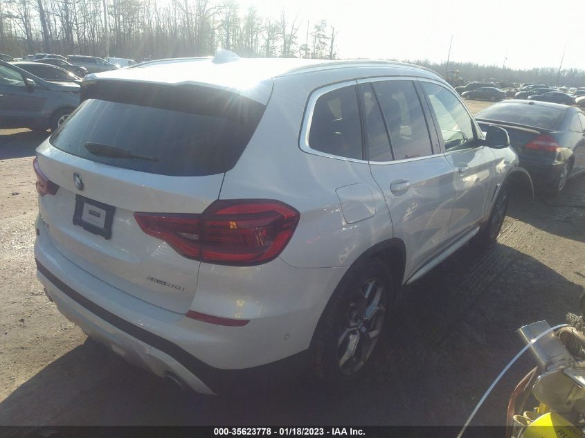 2021 BMW X3 XDRIVE30I VIN: 5UXTY5C01M9G01323
