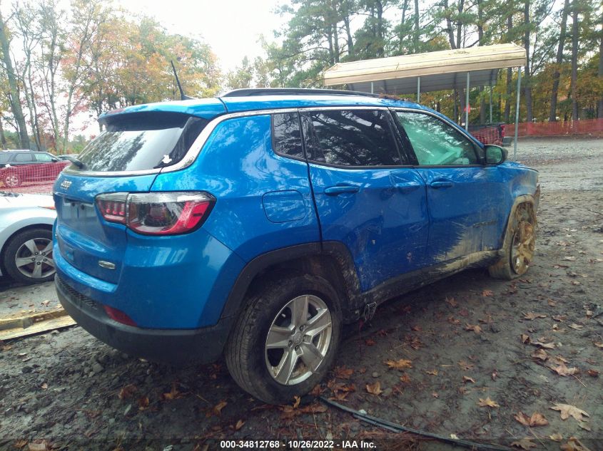 2022 JEEP COMPASS LATITUDE VIN: 3C4NJDBB2NT132910