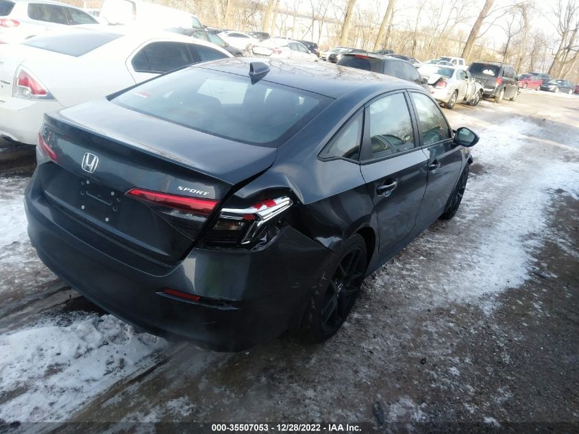 2022 HONDA CIVIC SEDAN SPORT VIN: 2HGFE2F51NH605725