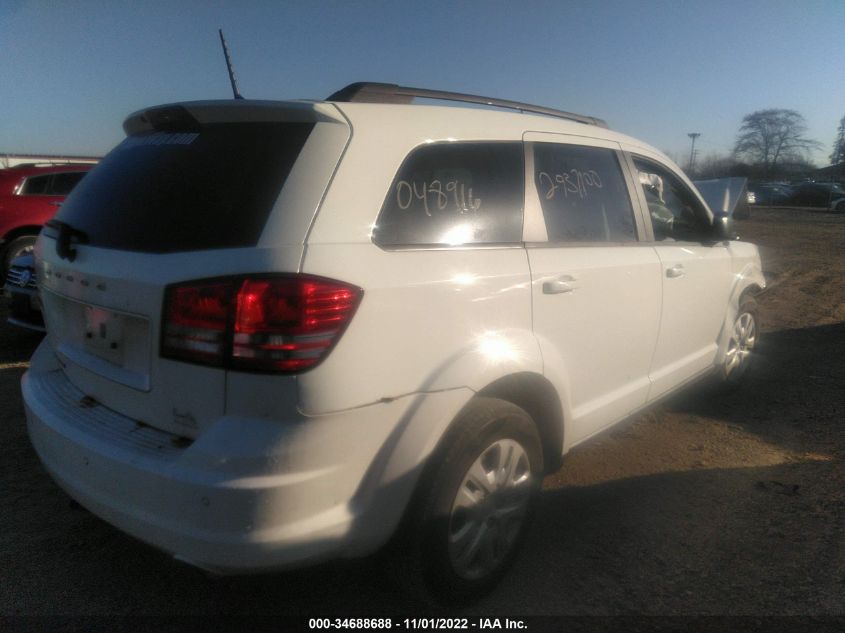 2020 DODGE JOURNEY SE VALUE VIN: 3C4PDCAB3LT238114