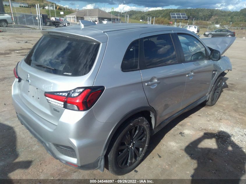 2022 MITSUBISHI OUTLANDER SPORT LE VIN: JA4ARUAU0NU002912