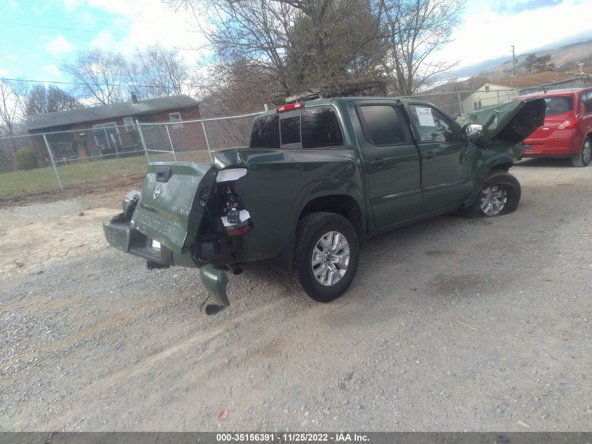 2022 NISSAN FRONTIER SV VIN: 1N6ED1EKXNN683469