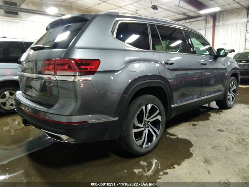 2021 VOLKSWAGEN ATLAS 3.6L V6 SEL PREMIUM VIN: 1V2TR2CA8MC511249
