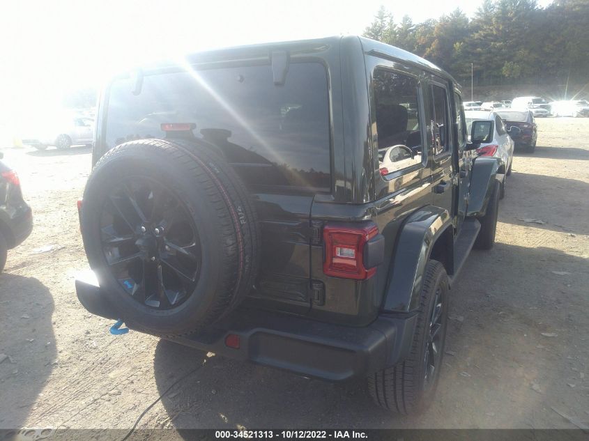 2022 JEEP WRANGLER 4XE UNLIMITED SAHARA VIN: 1C4JJXP66NW274411