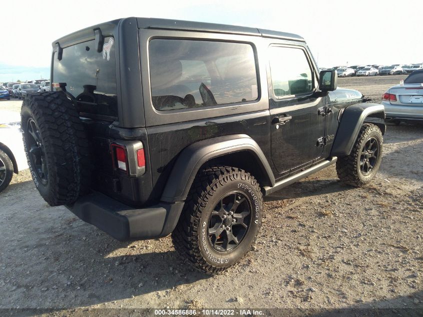 2021 JEEP WRANGLER WILLYS VIN: 1C4GJXAG4MW659668