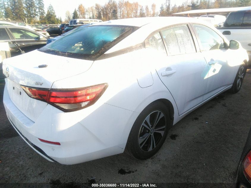 2021 NISSAN SENTRA SV VIN: 3N1AB8CV1MY285102