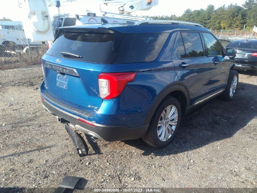 2021 FORD EXPLORER LIMITED VIN: 1FMSK8FH5MGB02806