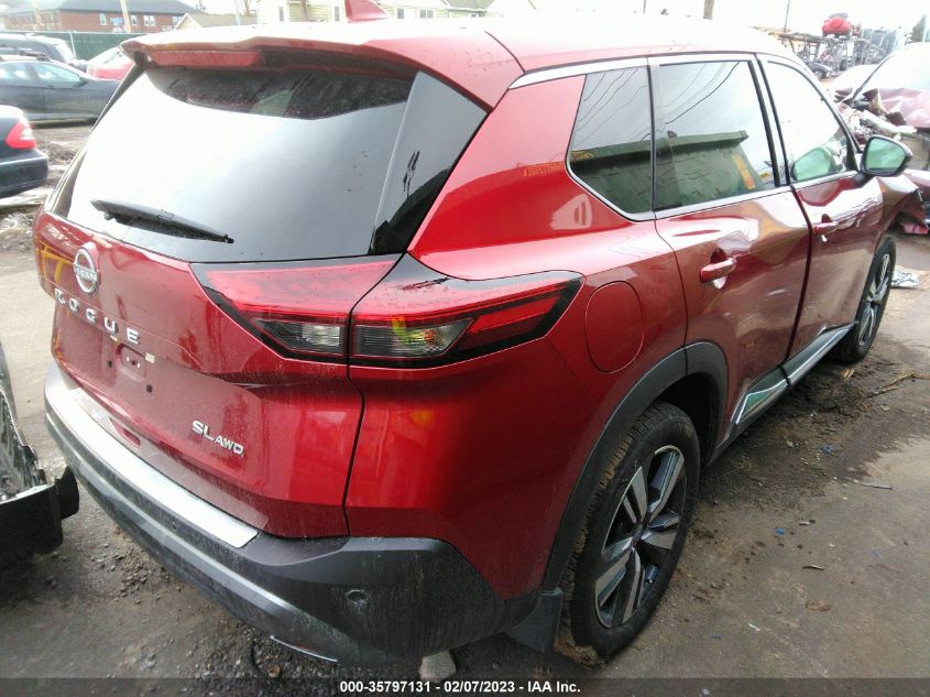 2022 NISSAN ROGUE SL VIN: 5N1BT3CB9NC713656