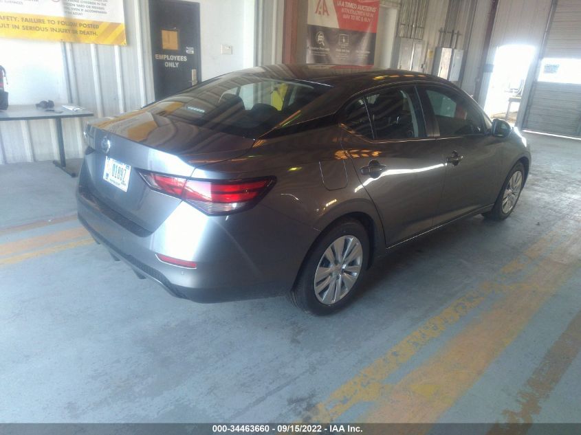 2022 NISSAN SENTRA S VIN: 3N1AB8BV3NY288666