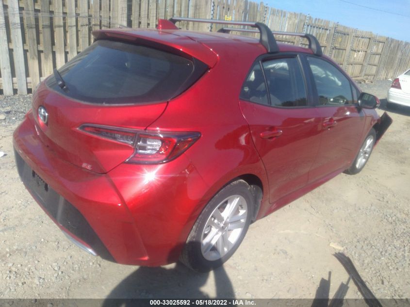 2022 TOYOTA COROLLA HATCHBACK SE VIN: JTND4MBE9N3148705