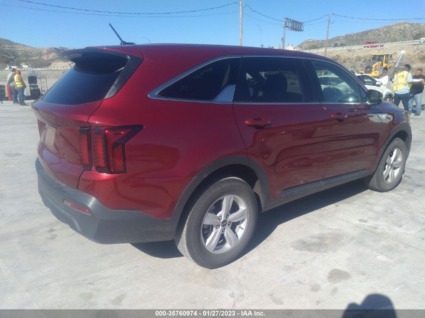 2022 KIA SORENTO LX VIN: 5XYRGDLC0NG086184