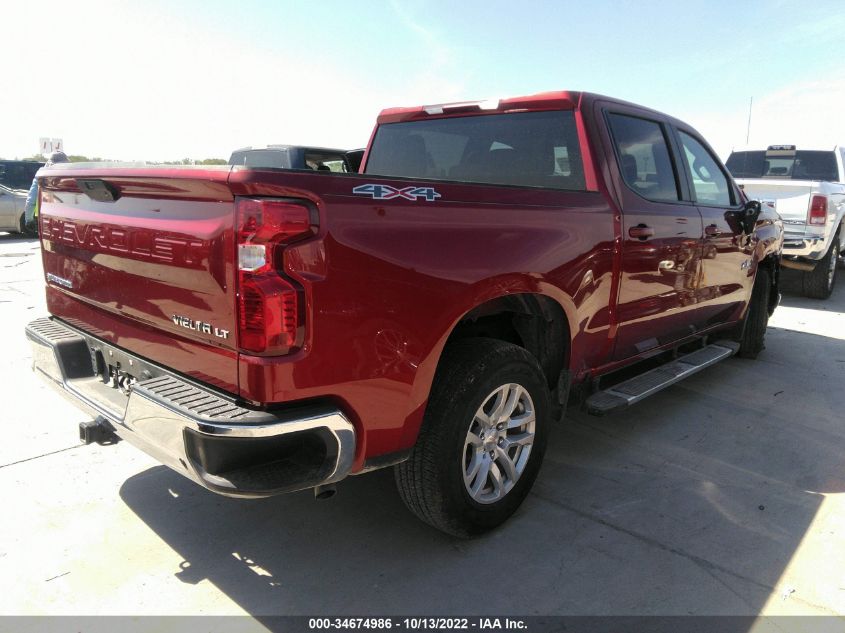 2021 CHEVROLET SILVERADO 1500 LT VIN: 3GCUYDED6MG449407