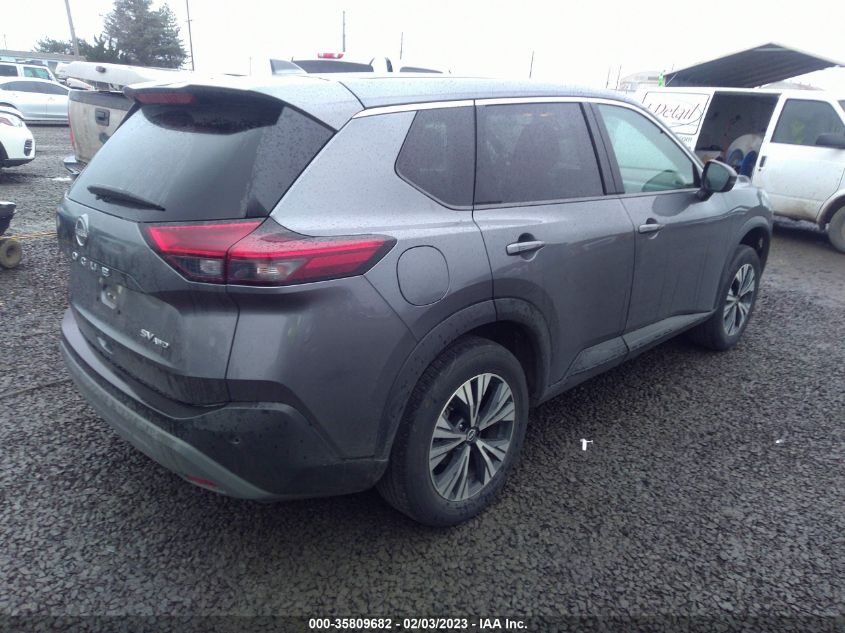 2022 NISSAN ROGUE SV VIN: 5N1BT3BB3NC672264
