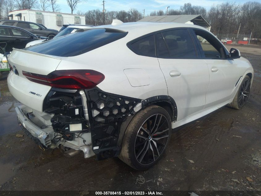 2021 BMW X6 XDRIVE40I VIN: 5UXCY6C07M9E90086