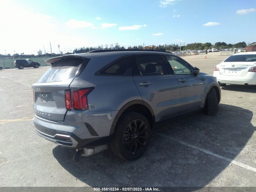 2022 KIA SORENTO SX PRESTIGE VIN: 5XYRK4LF3NG074474
