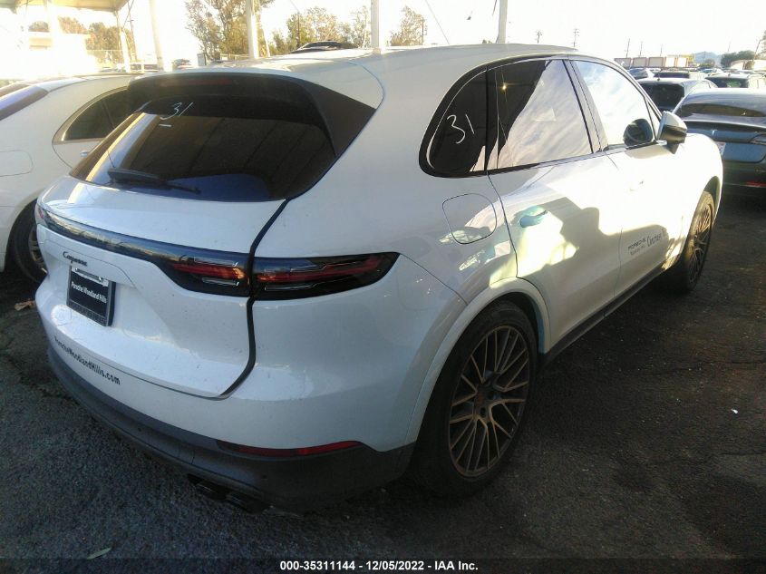 2022 PORSCHE CAYENNE VIN: WP1AA2AY4NDA06917