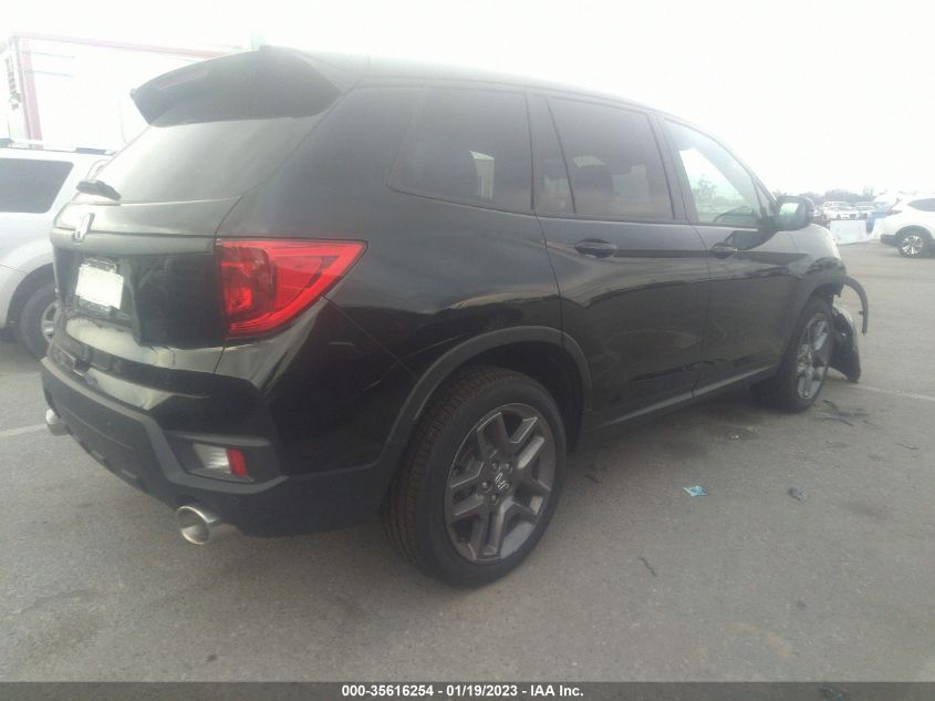 2022 HONDA PASSPORT EX-L VIN: 5FNYF7H57NB006705