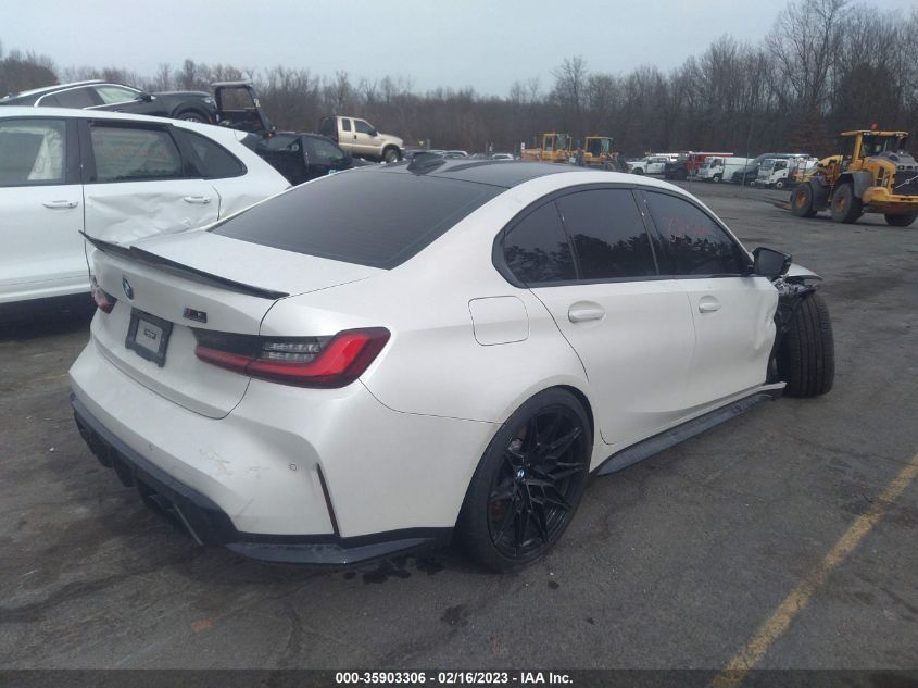 2022 BMW M3 COMPETITION XDRIVE VIN: WBS43AY08NFM29645