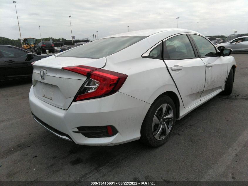 2020 HONDA CIVIC SEDAN LX VIN: 2HGFC2F64LH540929