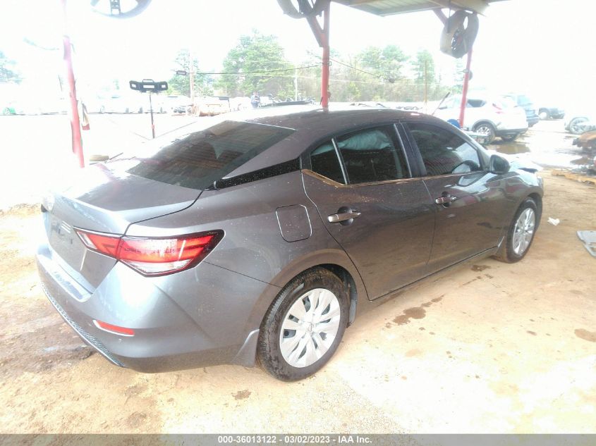 2022 NISSAN SENTRA S VIN: 3N1AB8BV5NY260013