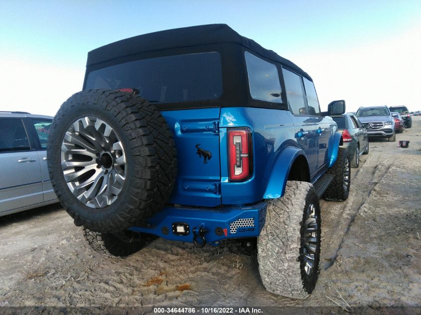 2022 FORD BRONCO BASE/BIG BEND VIN: 1FMEE5BP7NLB01780