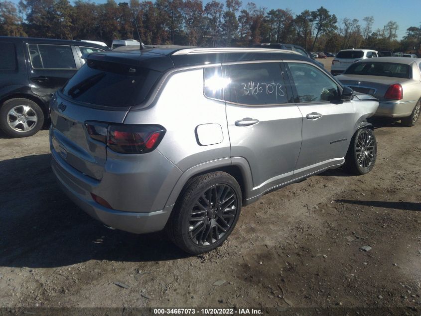 2022 JEEP COMPASS HIGH ALTITUDE VIN: 3C4NJDCB7NT180627