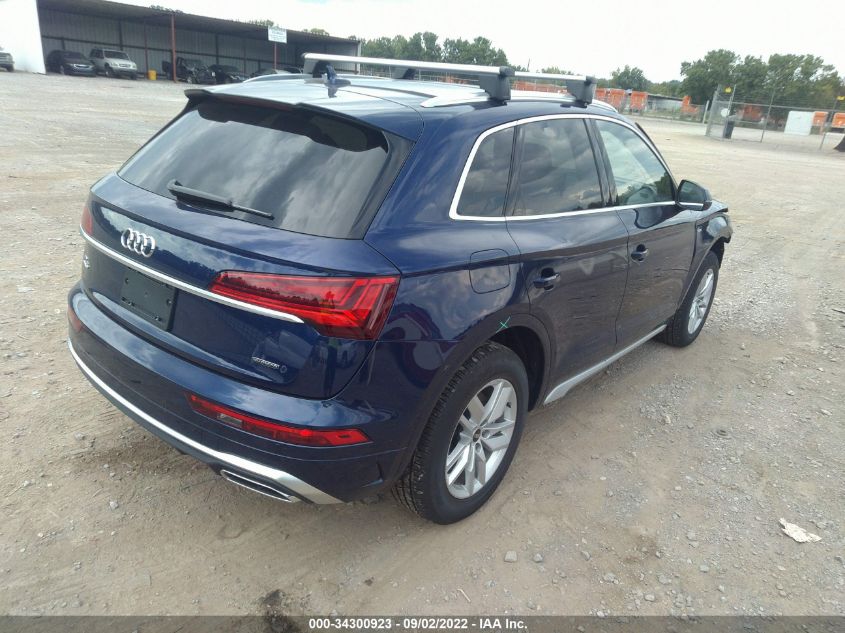 2022 AUDI Q5 S LINE PREMIUM VIN: WA1GAAFYXN2085210