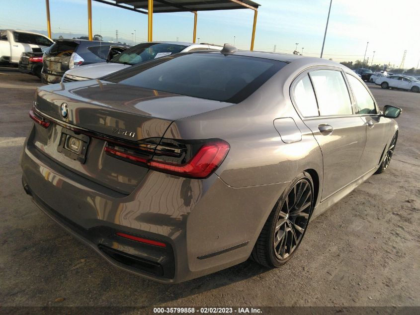 2022 BMW 7 SERIES 750I XDRIVE VIN: WBA7U2C05NCK72878