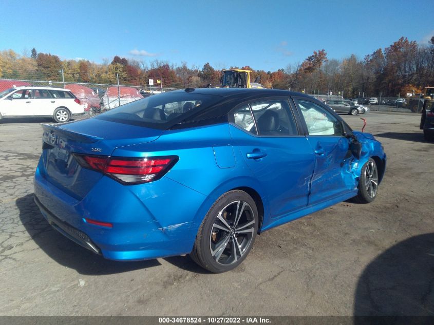 2022 NISSAN SENTRA SR VIN: 3N1AB8DV4NY219756