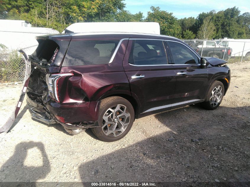 2022 HYUNDAI PALISADE CALLIGRAPHY VIN: KM8R7DHE7NU424314