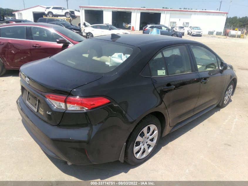 2022 TOYOTA COROLLA LE VIN: JTDEPMAE3NJ196519