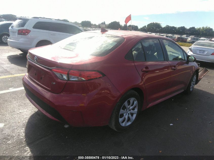 2021 TOYOTA COROLLA LE VIN: JTDEPMAEXMJ187542