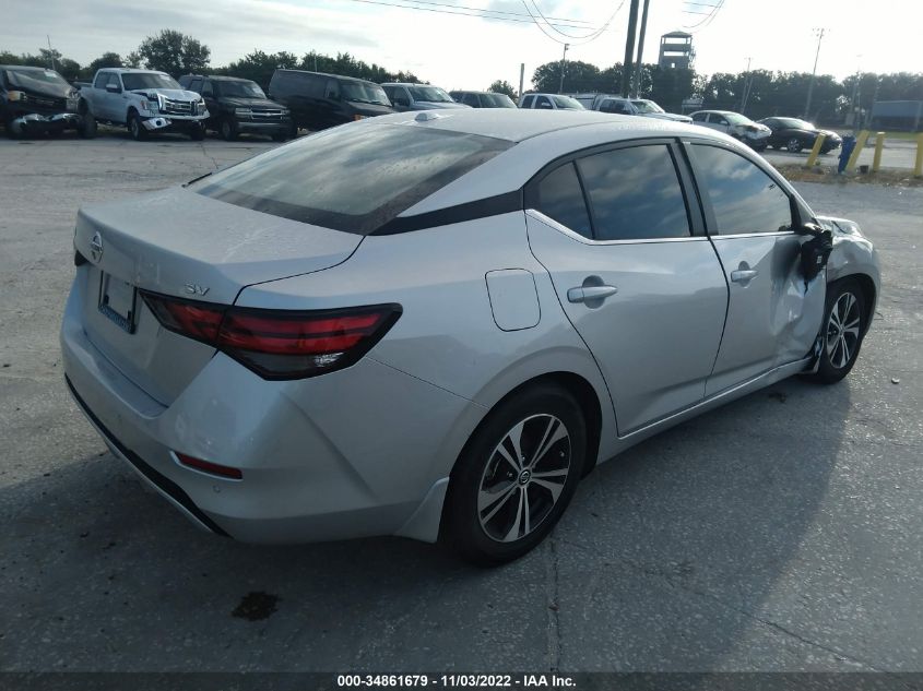 2022 NISSAN SENTRA SV VIN: 3N1AB8CV0NY267143
