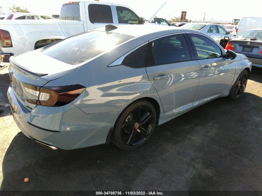 2021 HONDA ACCORD SEDAN SPORT VIN: 1HGCV1F31MA029627