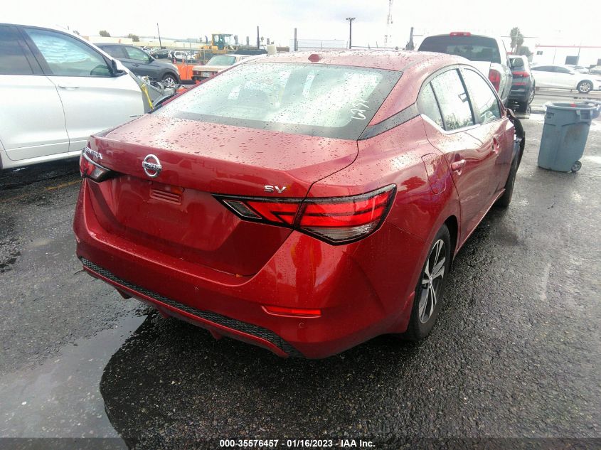 2022 NISSAN SENTRA SV VIN: 3N1AB8CV7NY204234