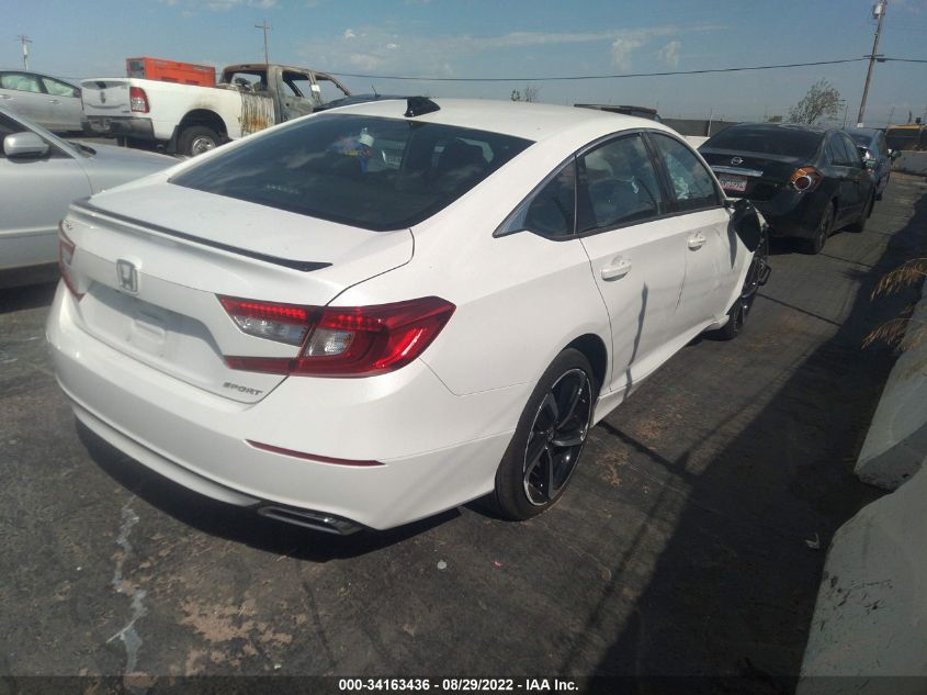 2022 HONDA ACCORD SEDAN SPORT VIN: 1HGCV1F34NA043068
