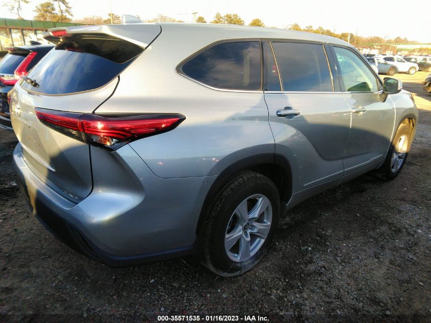 2021 TOYOTA HIGHLANDER L/LE VIN: 5TDBZRBH2MS527983