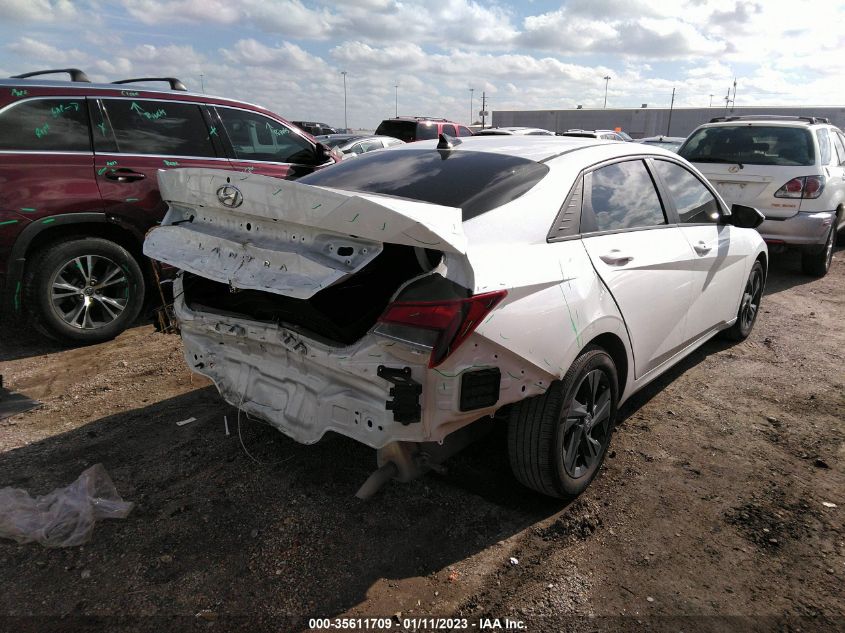 2022 HYUNDAI ELANTRA SEL VIN: 5NPLM4AG9NH075777