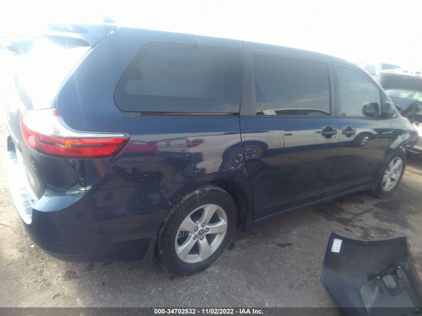 2020 TOYOTA SIENNA L VIN: 5TDZZ3DC5LS076141