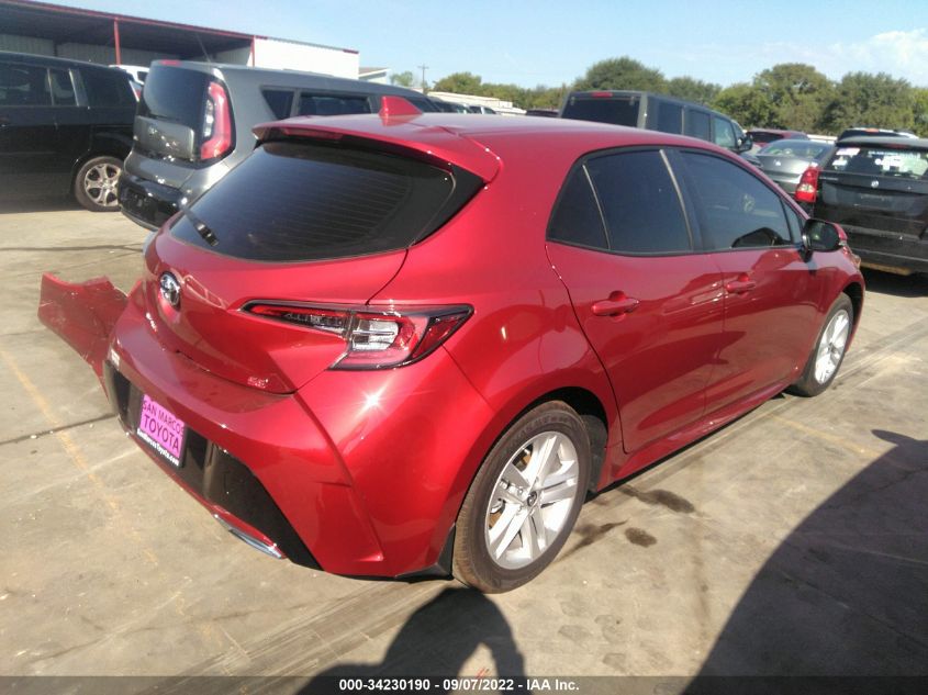 2022 TOYOTA COROLLA HATCHBACK SE/NIGHTSHADE/XSE VIN: JTND4MBE6N3177420