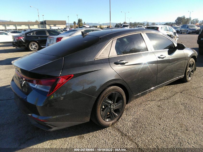 2021 HYUNDAI ELANTRA SEL VIN: 5NPLS4AG3MH035831