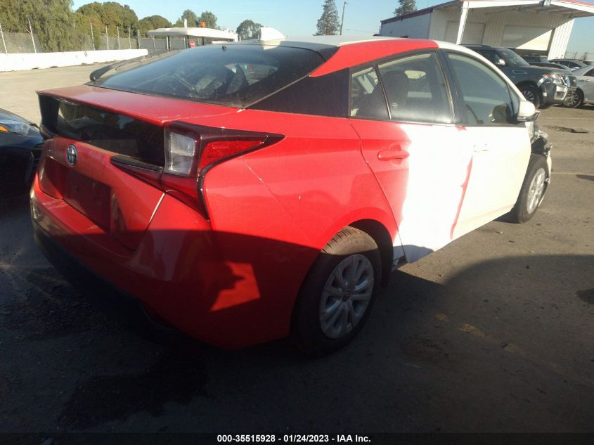 2022 TOYOTA PRIUS L VIN: JTDKAMFU6N3153236